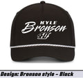 Black Kyle Bronson 40b Snapback Rope Hat