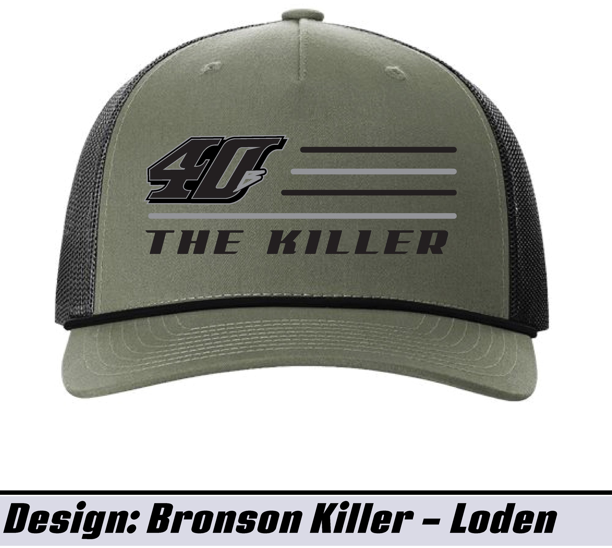 Loden / Black Mesh The Killer Snapback Hat