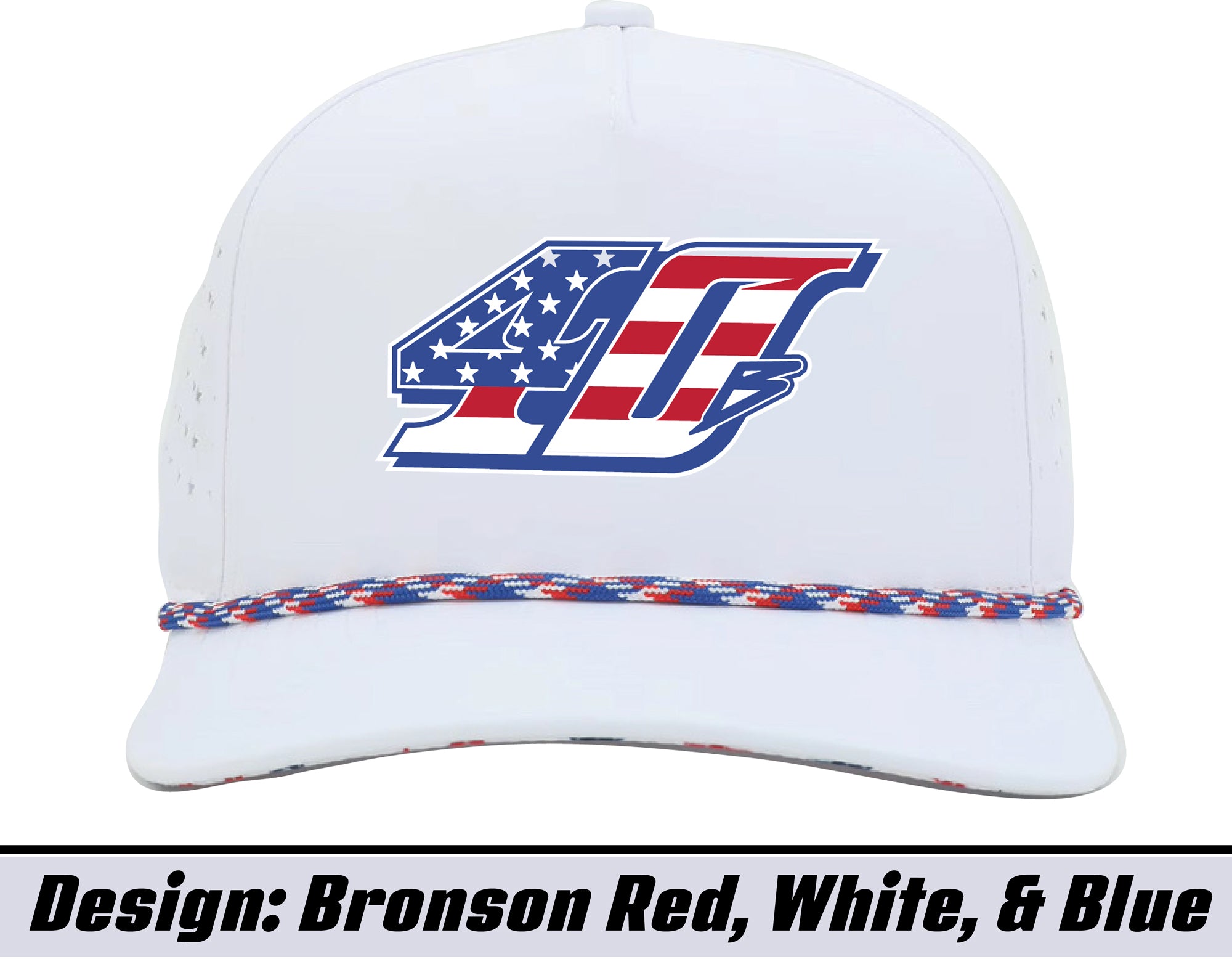 White America #40b Snapback Rope Hat