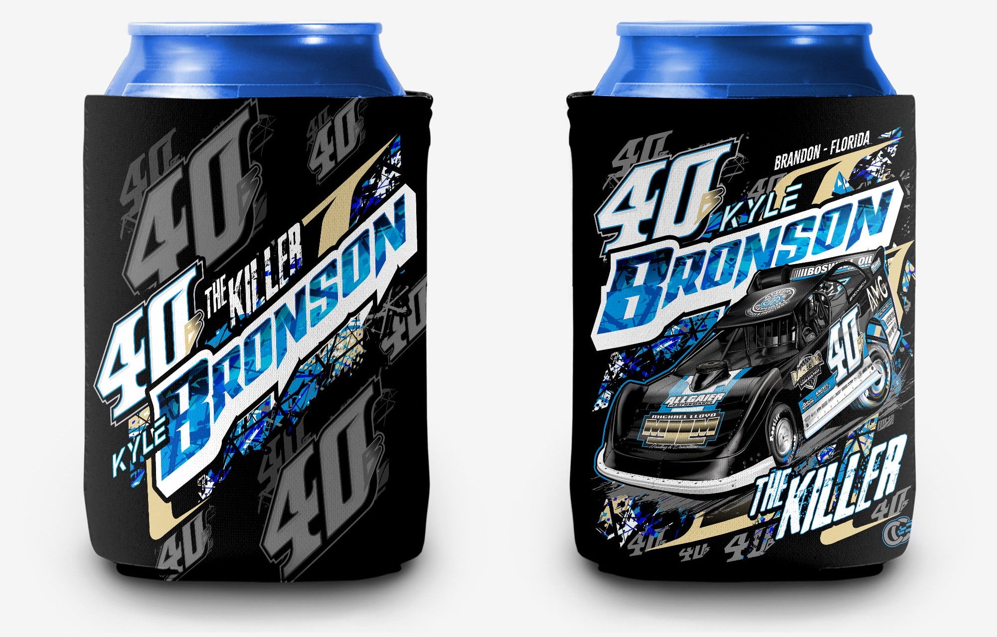 Kyle Bronson #40b Can Koozie