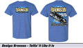 Heather Deep Royal Bronson Tellin' It Adult Short Sleeve Tee