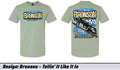 Sage Green Bronson Tellin' It Adult Short Sleeve Tee