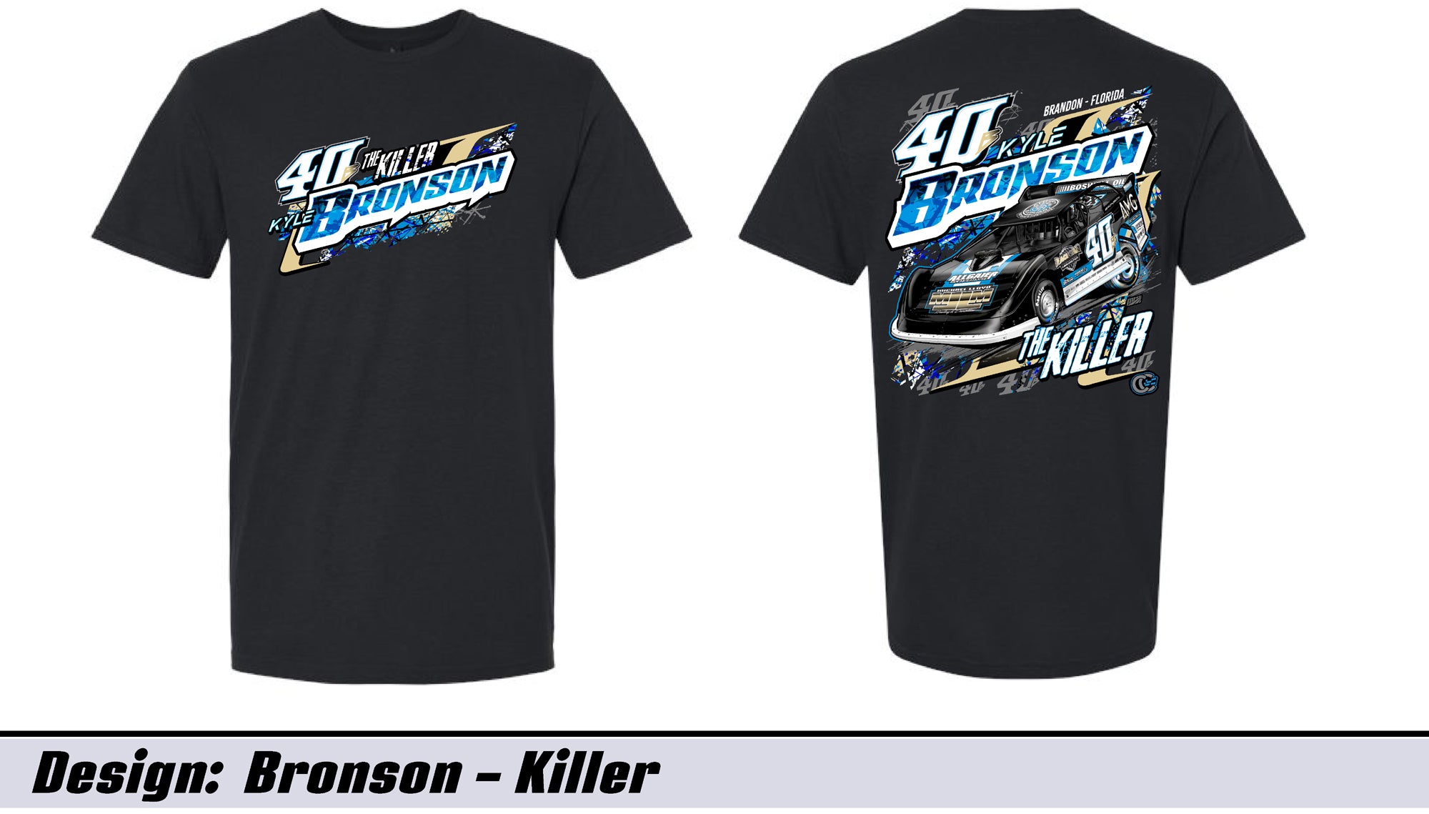 Black Bronson Killer Adult Short Sleeve Tee