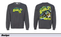 Dark Heather Shirley Squirrel Adult Crewneck Sweatshirt