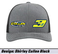 Gray / Black Mesh Shirley Cullen Snapback Hat