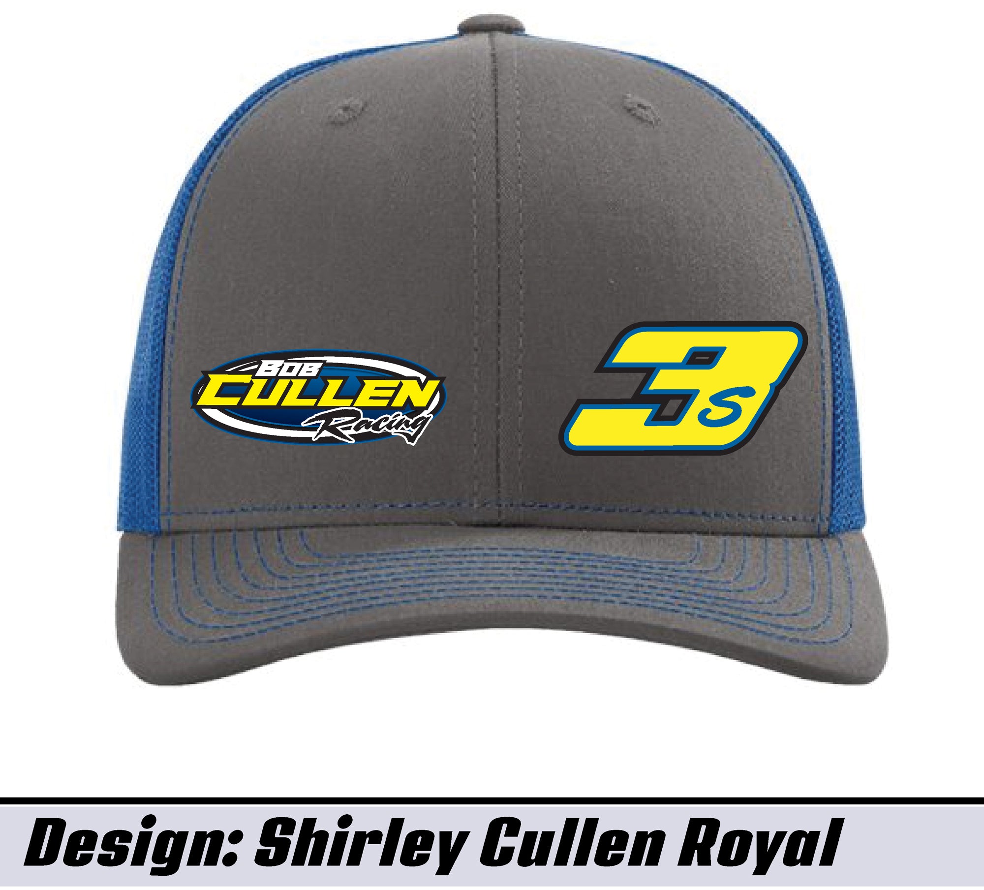 Gray / Royal Blue Mesh Shirley Cullen Snapback Hat