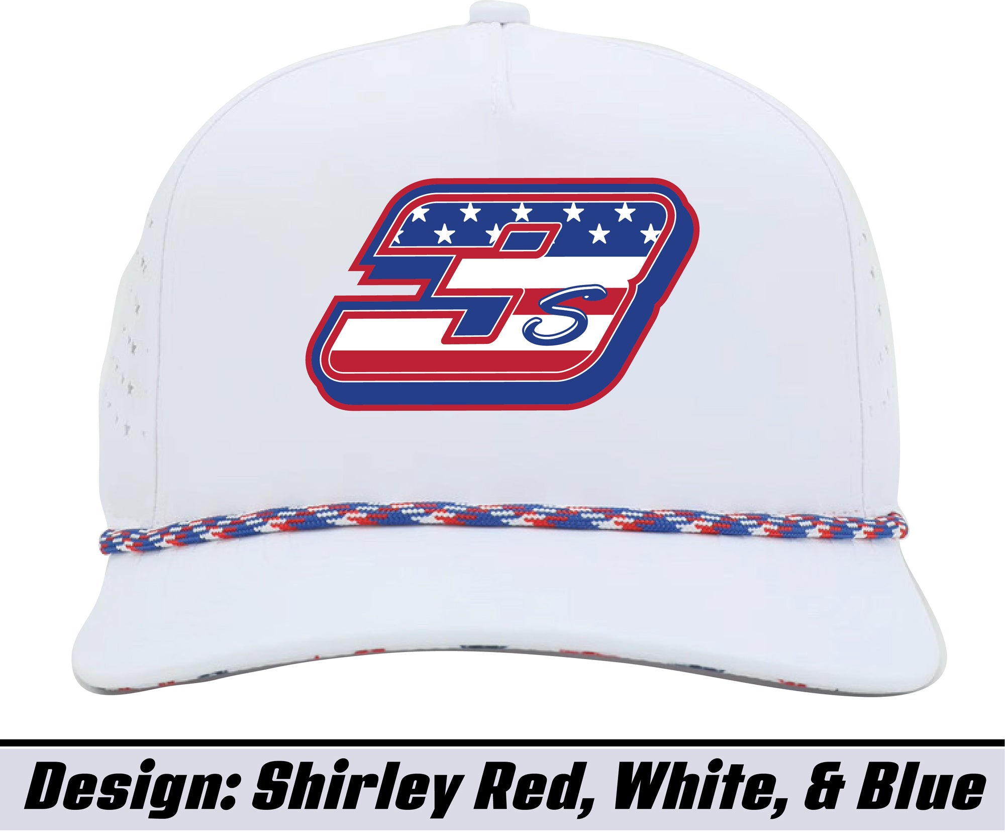 White America #3s Snapback Rope Hat