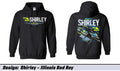 Black Illinois Bad Boy Adult Hooded Sweatshirt