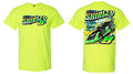 Safety Green Shirley Varsitee Adult Short Sleeve Tee