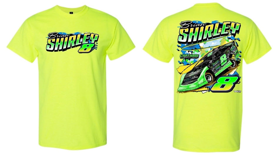 Safety Green Shirley Varsitee Adult Short Sleeve Tee