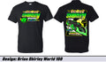 Black Shirley World 100 Adult Short Sleeve Tee
