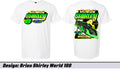 White Shirley World 100 Adult Short Sleeve Tee