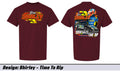 Maroon Shirley Time to Rip Youth Short Sleeve Tee