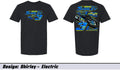 Black Shirley Electric Adult Short Sleeve Tee