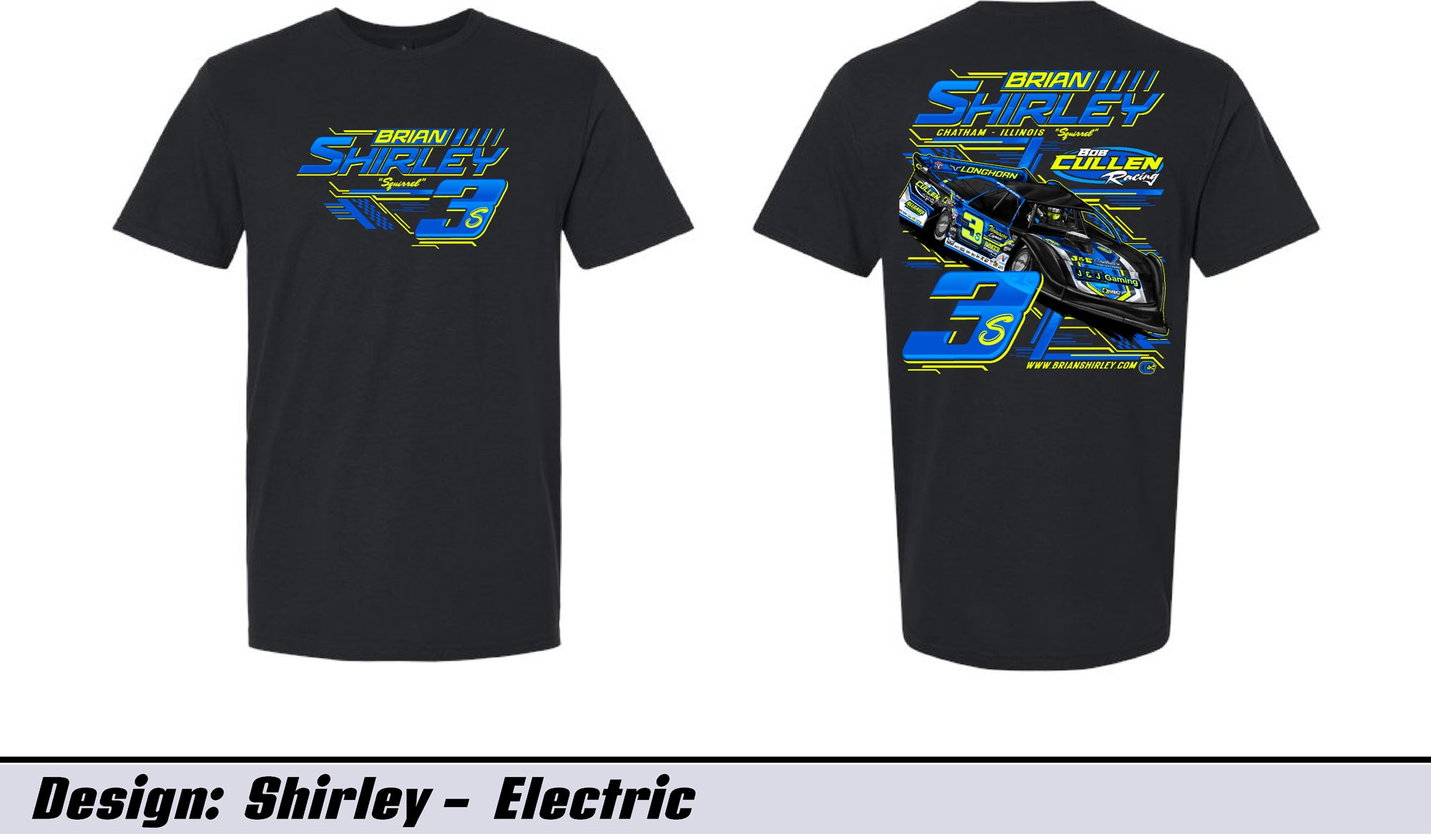 Black Shirley Electric Adult Short Sleeve Tee