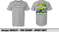 Sport Gray Shirley PDC Champ Adult Short Sleeve Tee