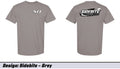 Gray Sidebite Gear Comfort Colors Adult Short Sleeve Tee