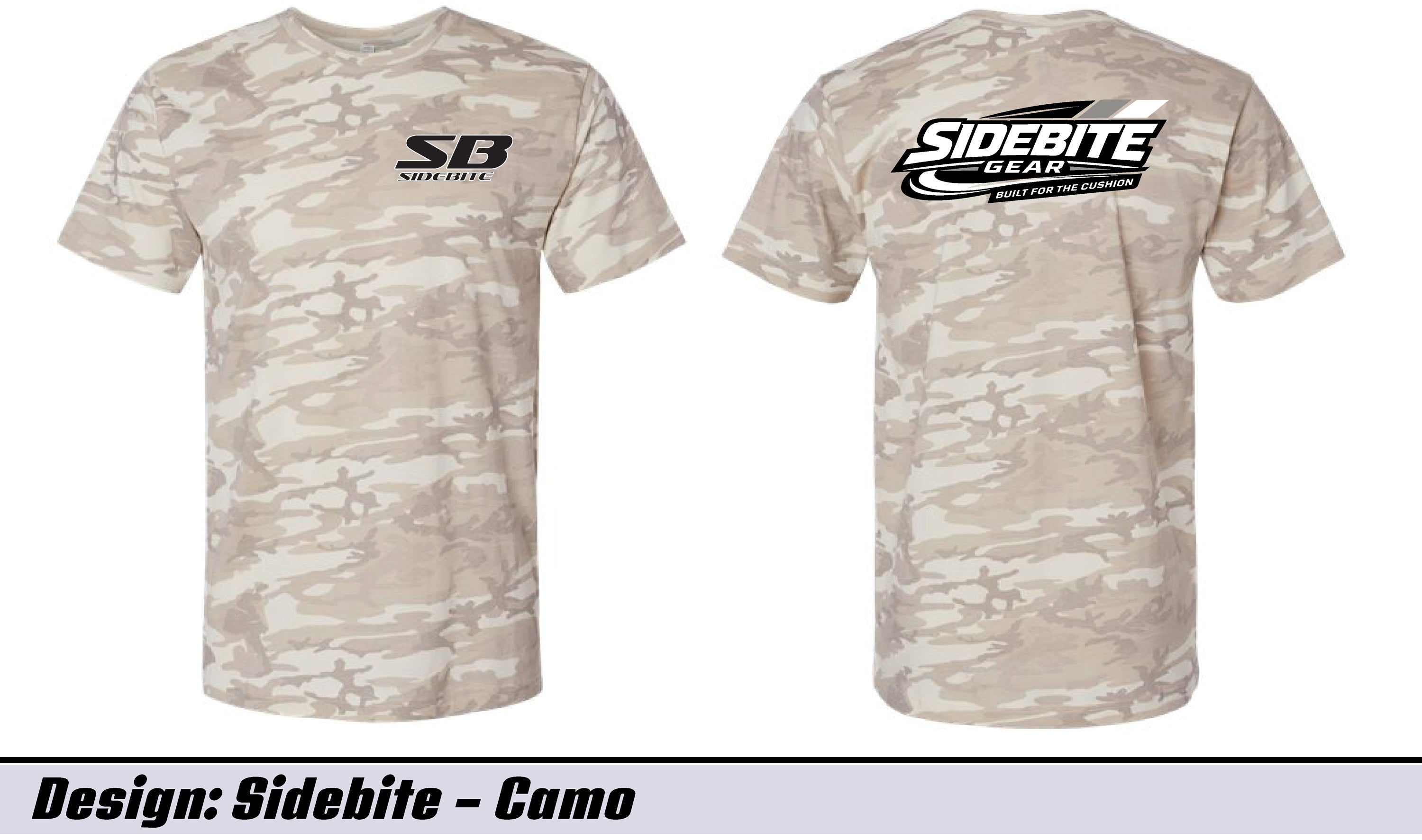 Camo Sidebite Gear Youth Short Sleeve Tee